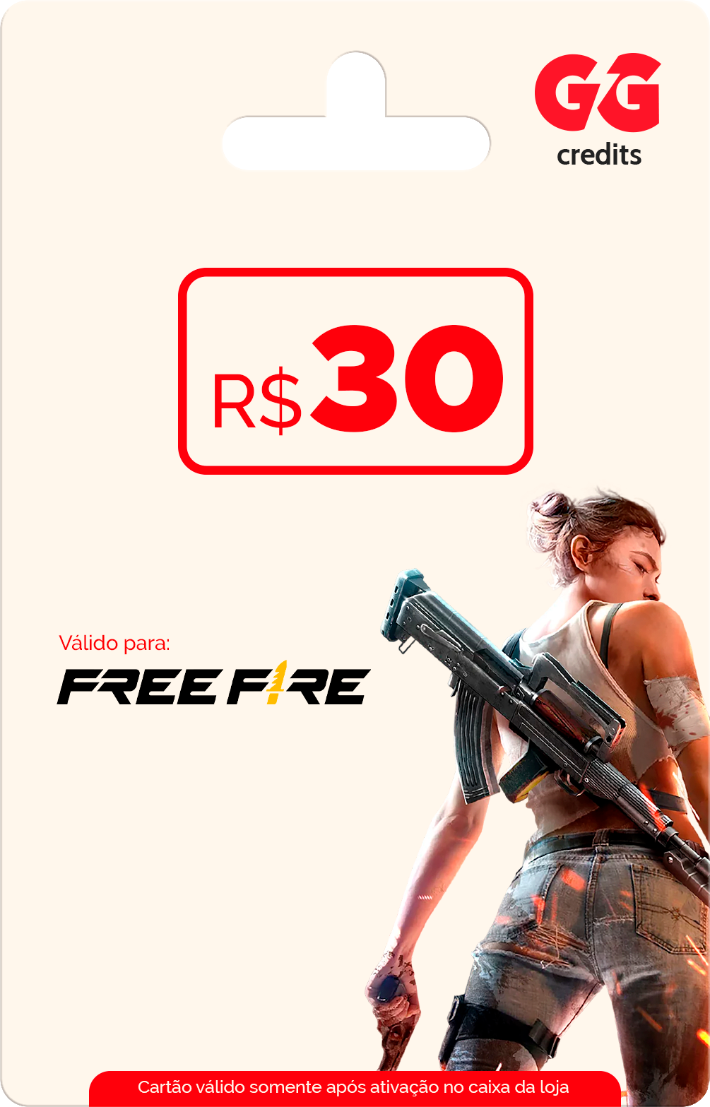 GG Credits - Free Fire - R$30,00